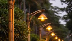 Thai rattan lamps